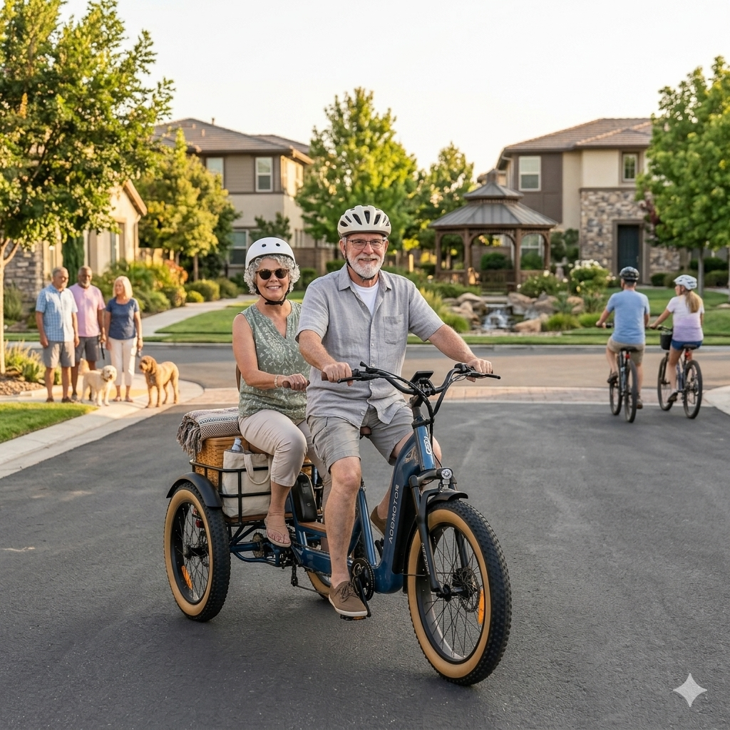 No One Left Behind: Rediscover the Joy of Cycling with the M-380 Tandem eTrike